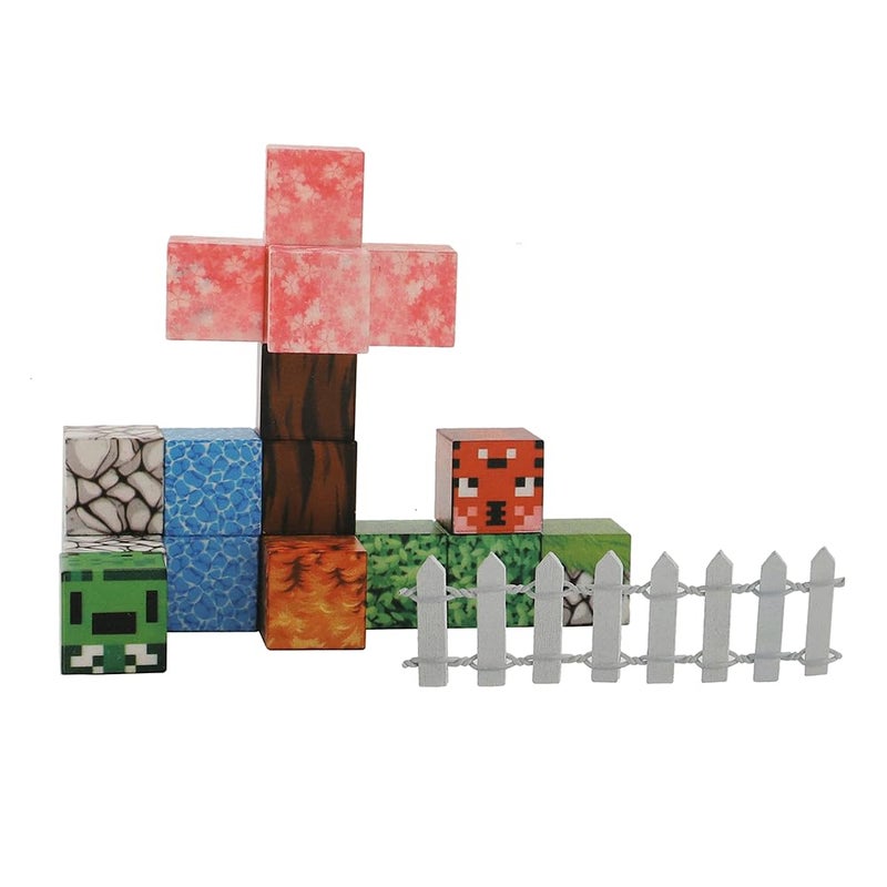Knick Knack Magnetic Play World - Forest Adventure Building Blocks Set (106 Pieces) for Kids Ages 3+ - Image 3